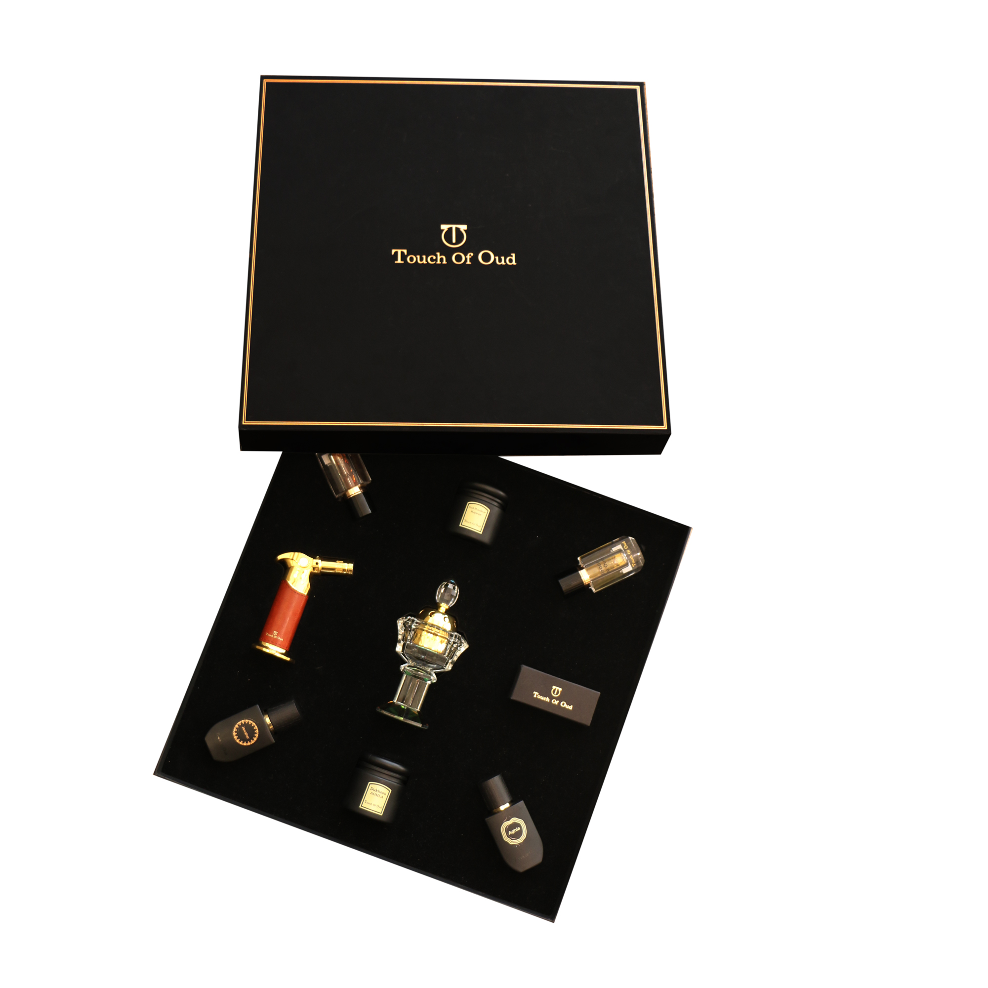 Picture of 9pcs Gift Set Perfume Bukhoor Dukhoon Mukhalat