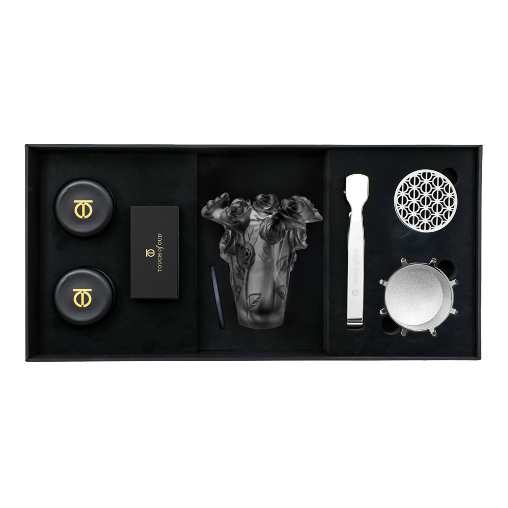 Picture of 5pcs Gift Set Grey Flower Burner